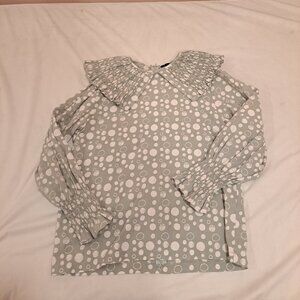 Girls Dressy Polka Dot Top